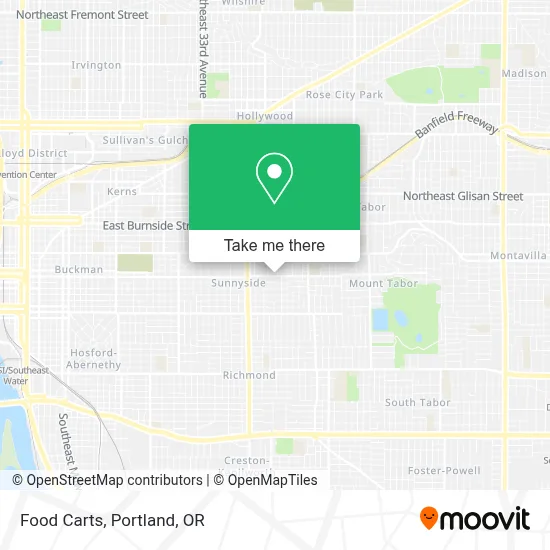 Food Carts map