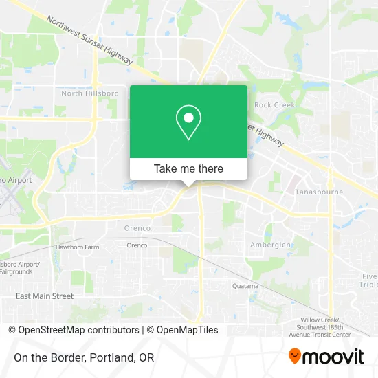 On the Border map