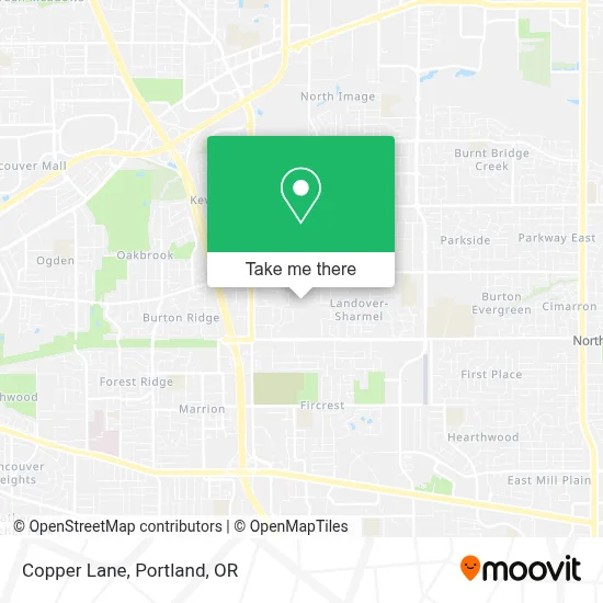 Copper Lane map