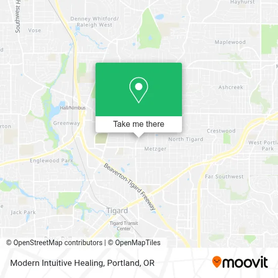 Modern Intuitive Healing map