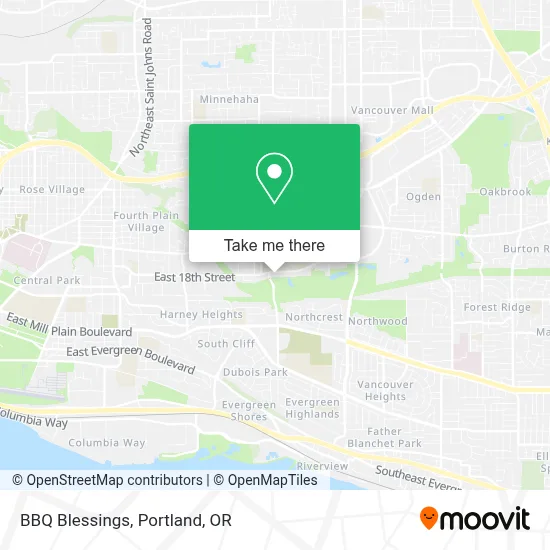 BBQ Blessings map