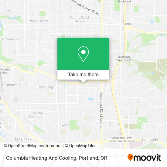 Columbia Heating And Cooling map