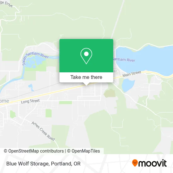Blue Wolf Storage map