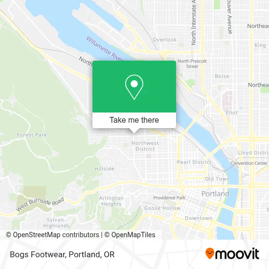 Bogs Footwear map