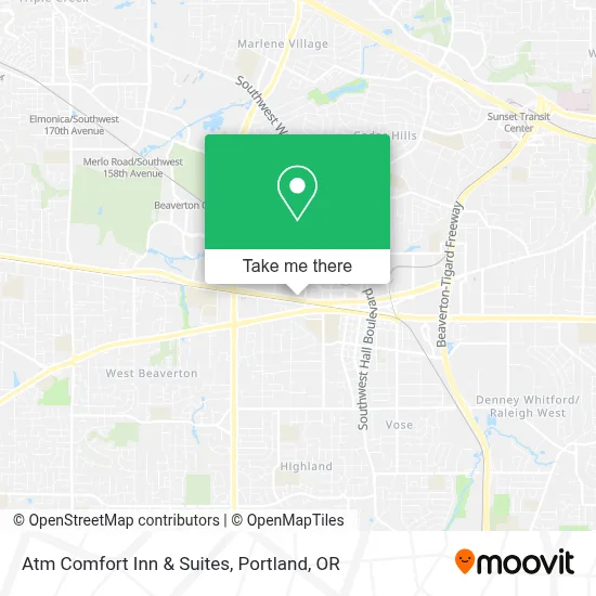 Atm Comfort Inn & Suites map