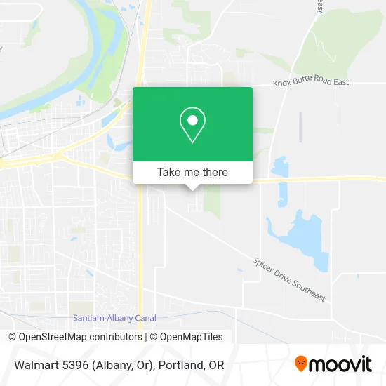 Walmart 5396 (Albany, Or) map