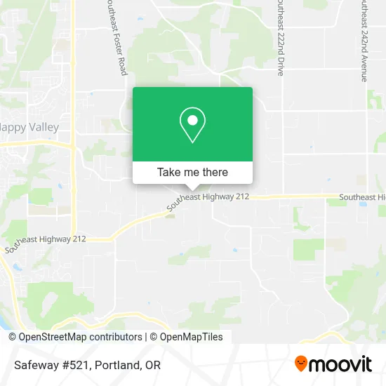 Safeway #521 map