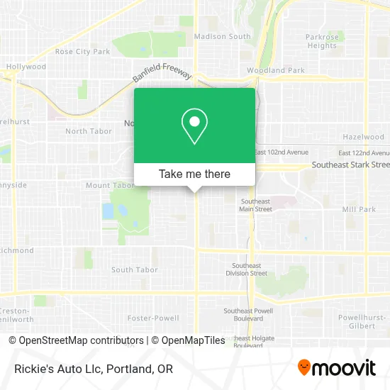 Rickie's Auto Llc map