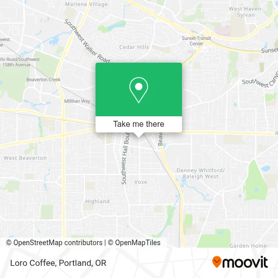 Loro Coffee map