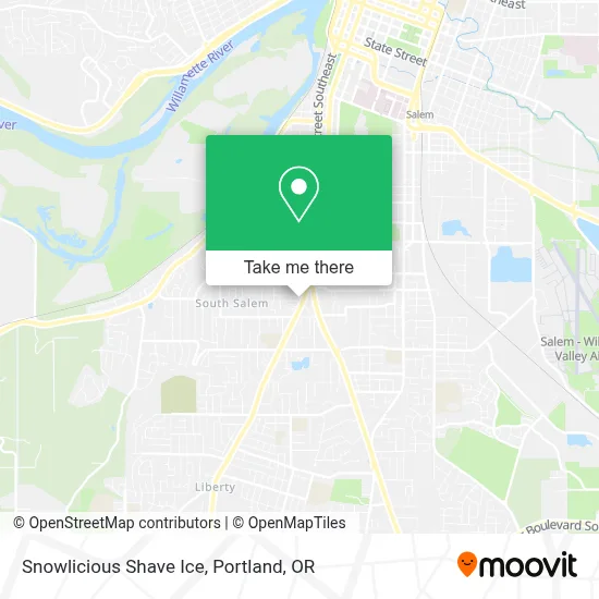 Snowlicious Shave Ice map