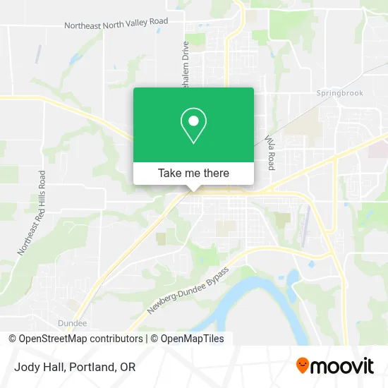 Jody Hall map
