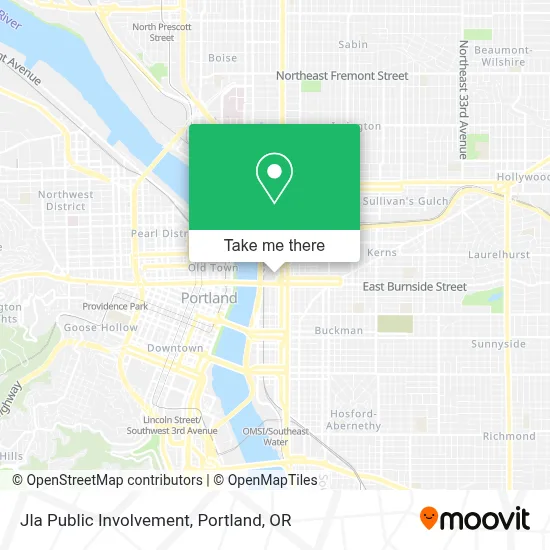 Jla Public Involvement map
