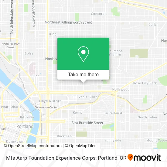 Mfs Aarp Foundation Experience Corps map