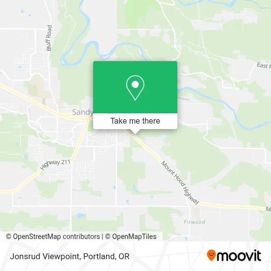 Jonsrud Viewpoint map