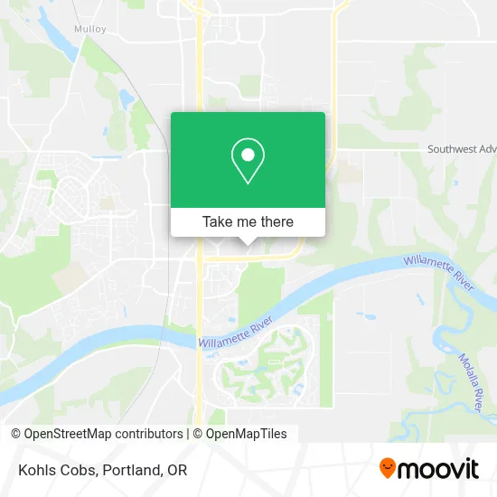 Kohls Cobs map