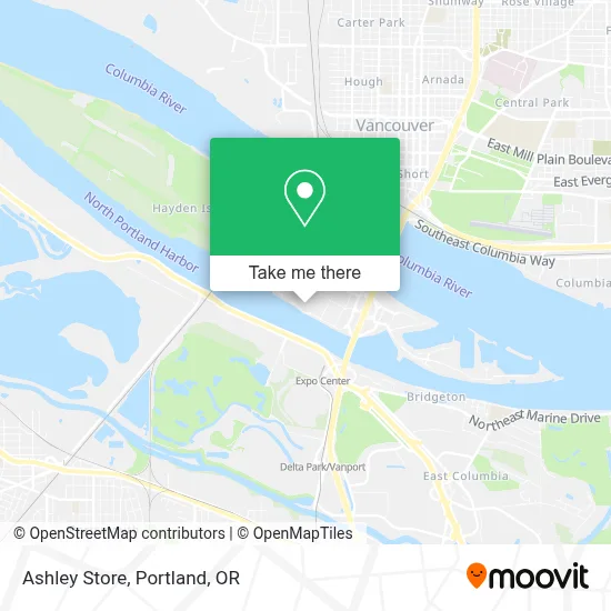 Ashley Store map