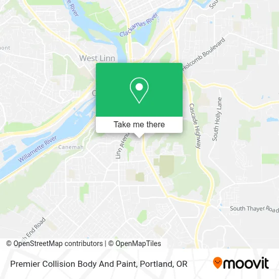Premier Collision Body And Paint map