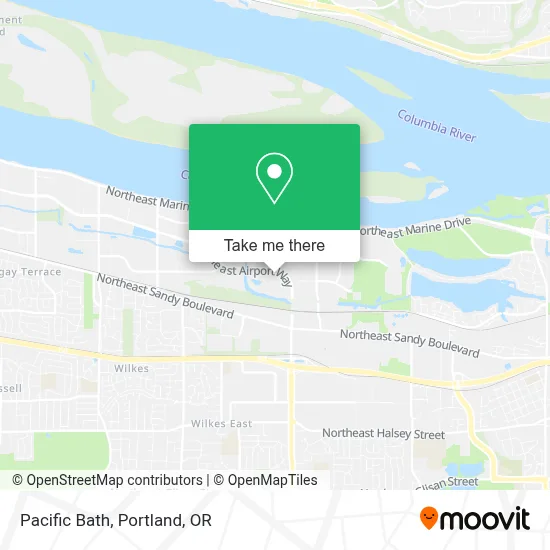 Pacific Bath map