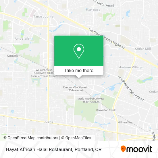 Hayat African Halal Restaurant map