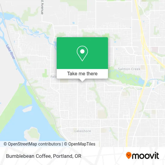 Bumblebean Coffee map