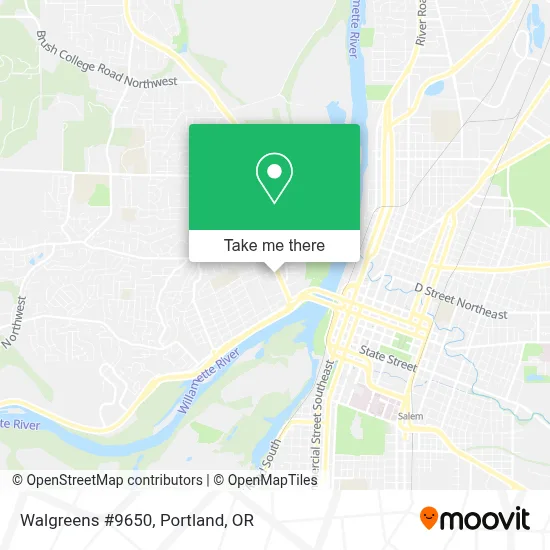 Walgreens #9650 map