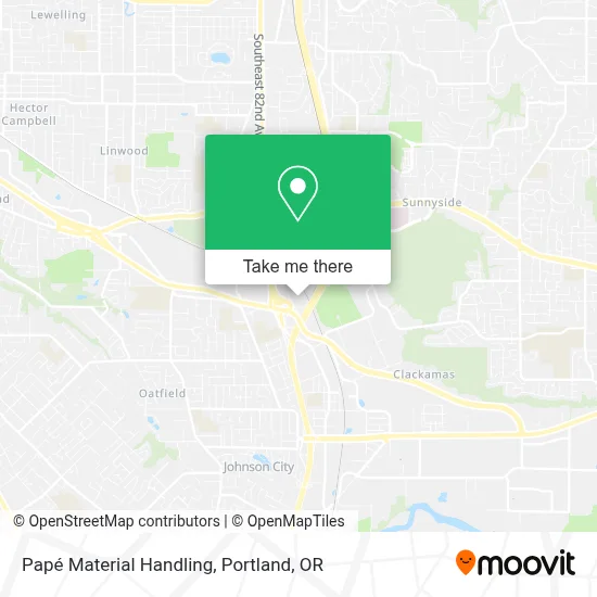 Papé Material Handling map