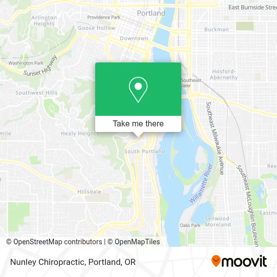 Nunley Chiropractic map