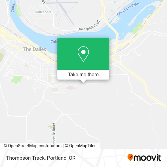 Thompson Track map