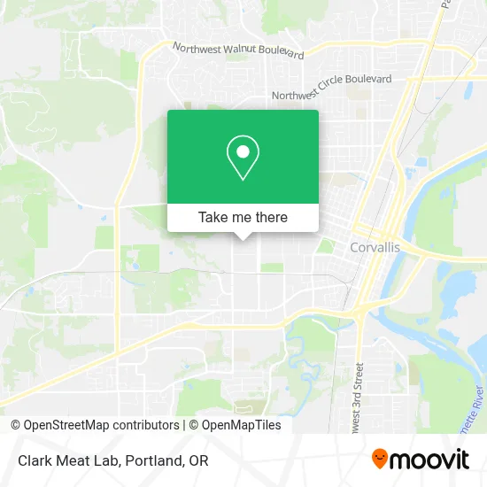 Clark Meat Lab map