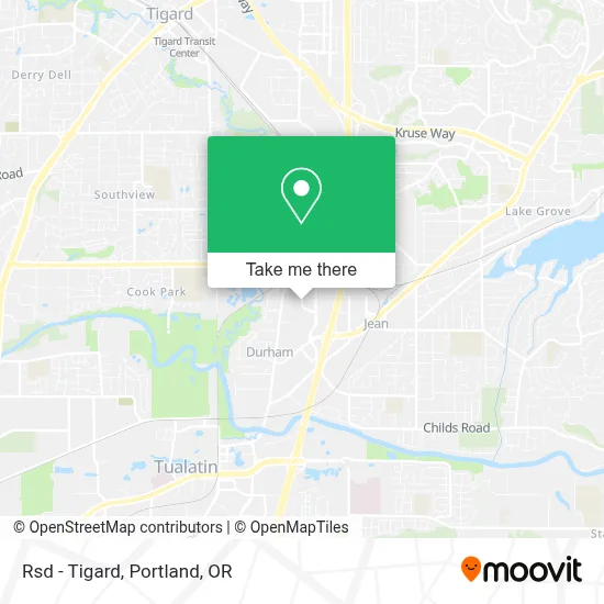 Rsd - Tigard map