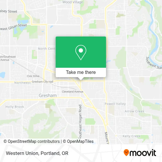 Western Union map