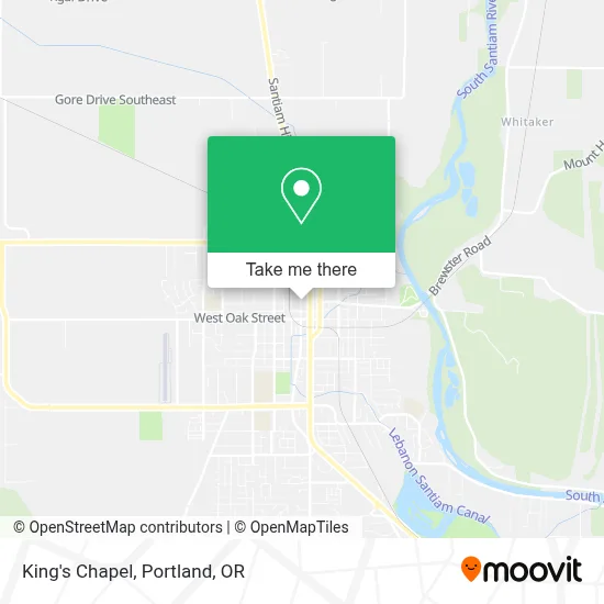 King's Chapel map