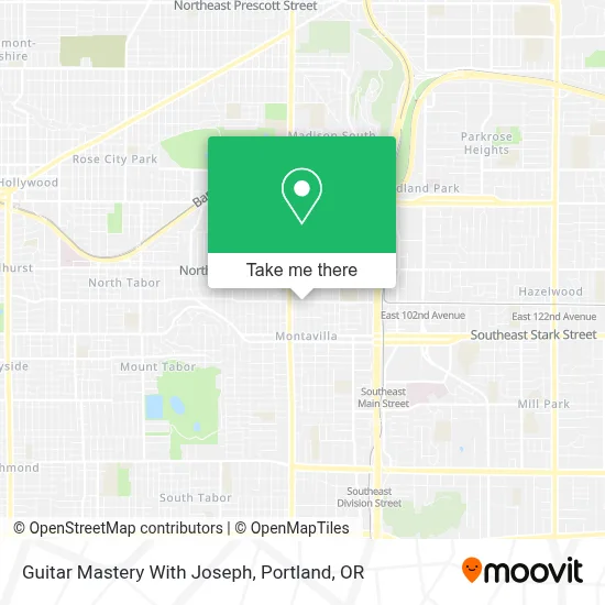 Guitar Mastery With Joseph map