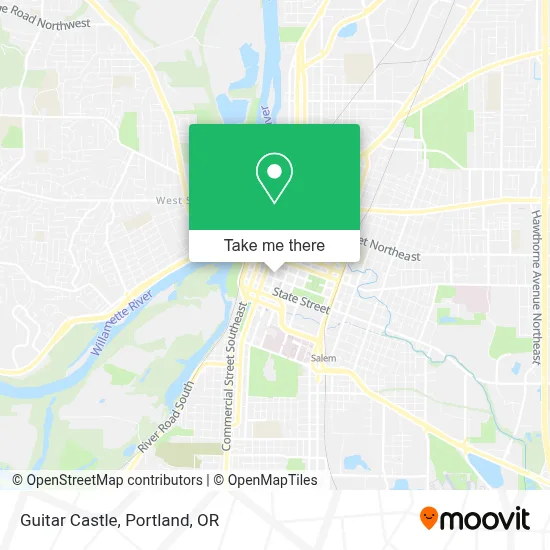 Guitar Castle map
