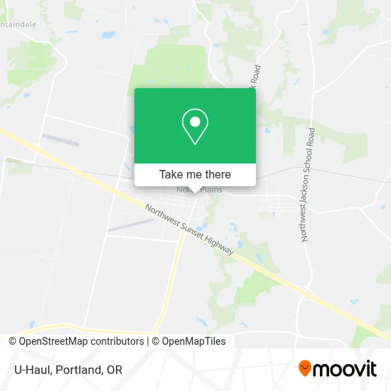 U-Haul map