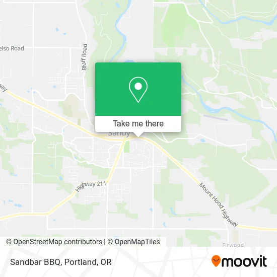 Sandbar BBQ map