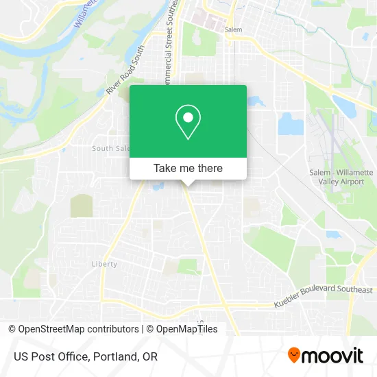 US Post Office map
