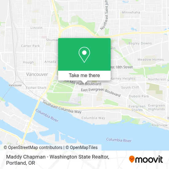 Maddy Chapman - Washington State Realtor map