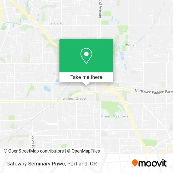 Gateway Seminary Pnwc map
