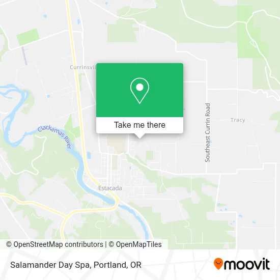 Salamander Day Spa map