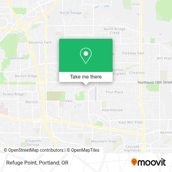 Refuge Point map