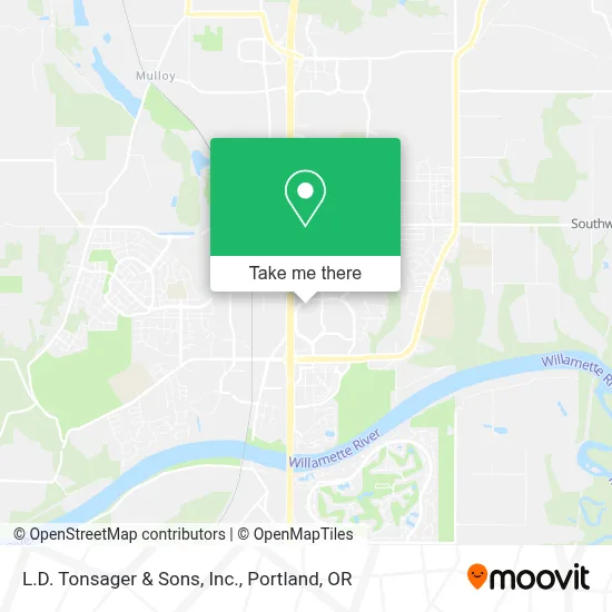 L.D. Tonsager & Sons, Inc. map
