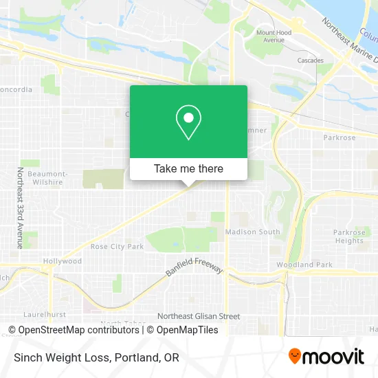 Sinch Weight Loss map