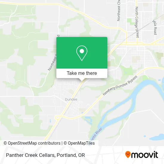 Panther Creek Cellars map