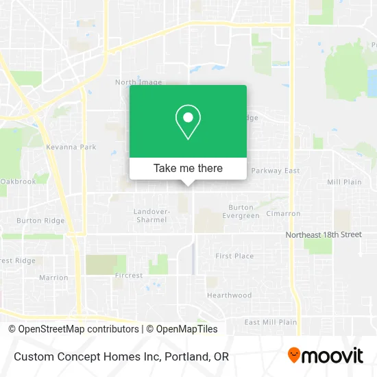 Custom Concept Homes Inc map