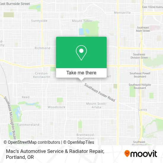 Mac's Automotive Service & Radiator Repair map