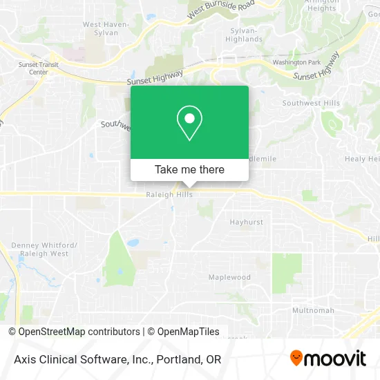 Axis Clinical Software, Inc. map