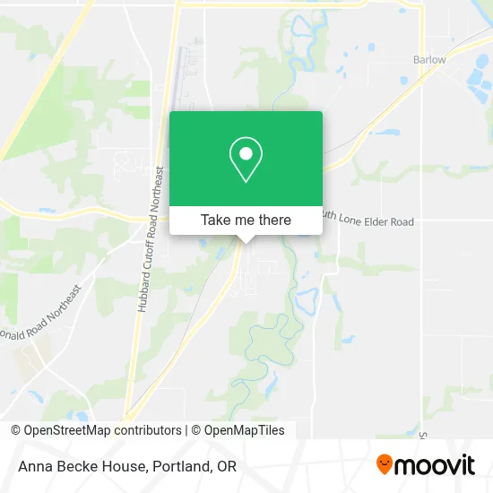 Anna Becke House map