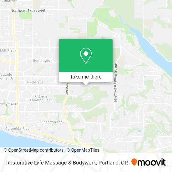 Restorative Lyfe Massage & Bodywork map