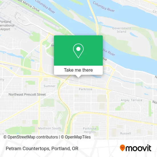 Petram Countertops map